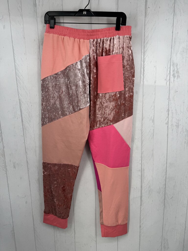 XL patchwork joggers