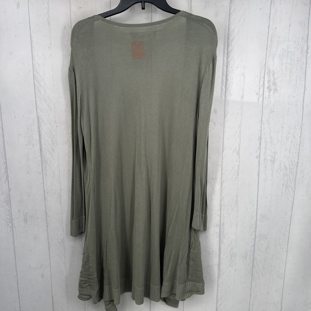 L lightweight open front cardi