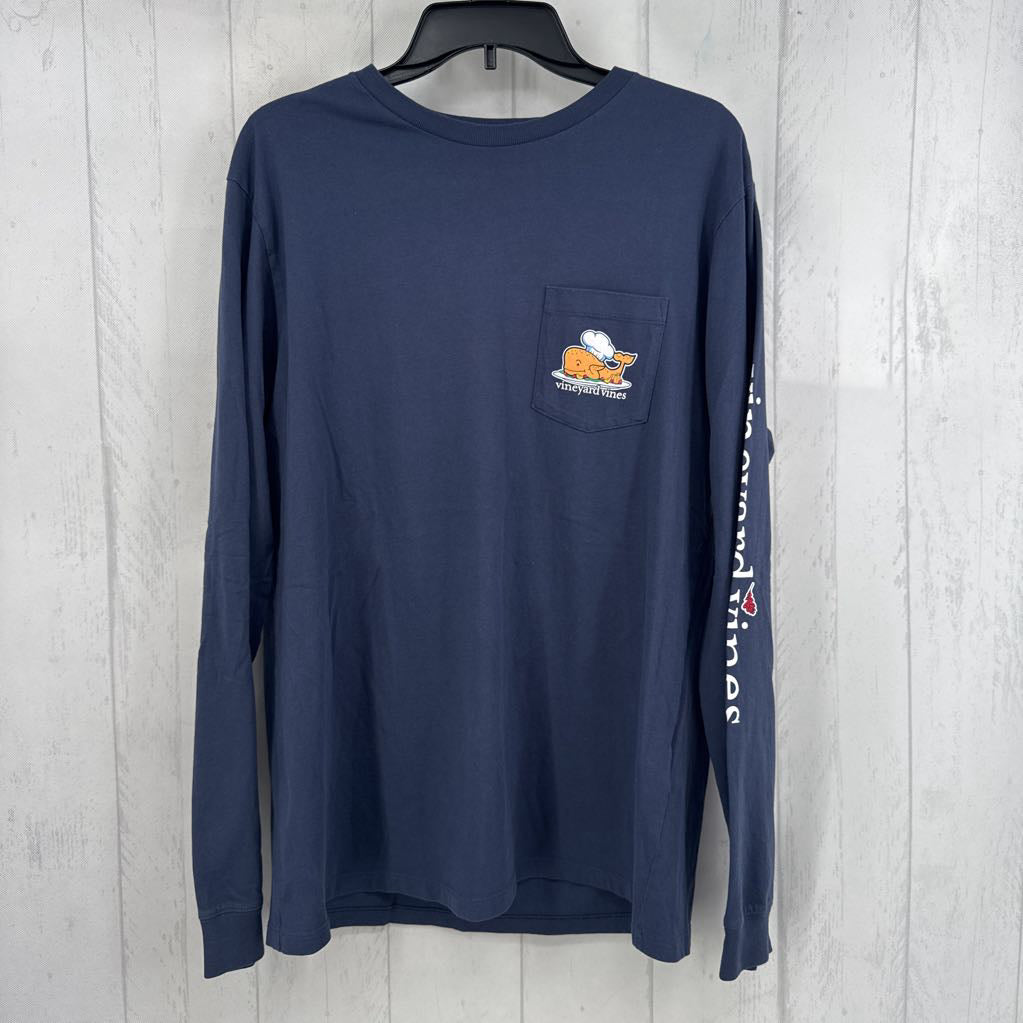 M graphic l/s tee- happy thanksgiving