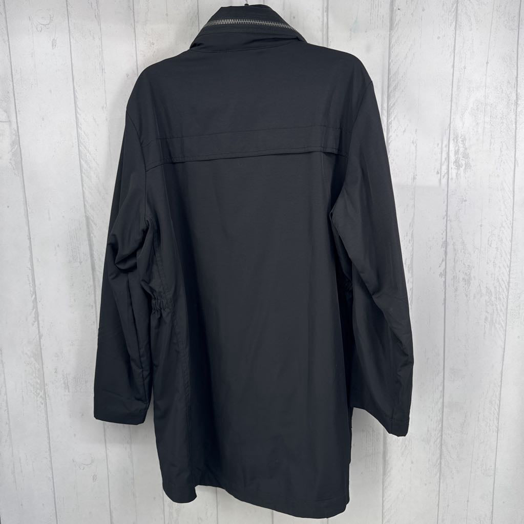 XL roll-up hood nylon jacket