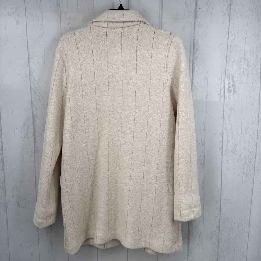 L wool blend coat