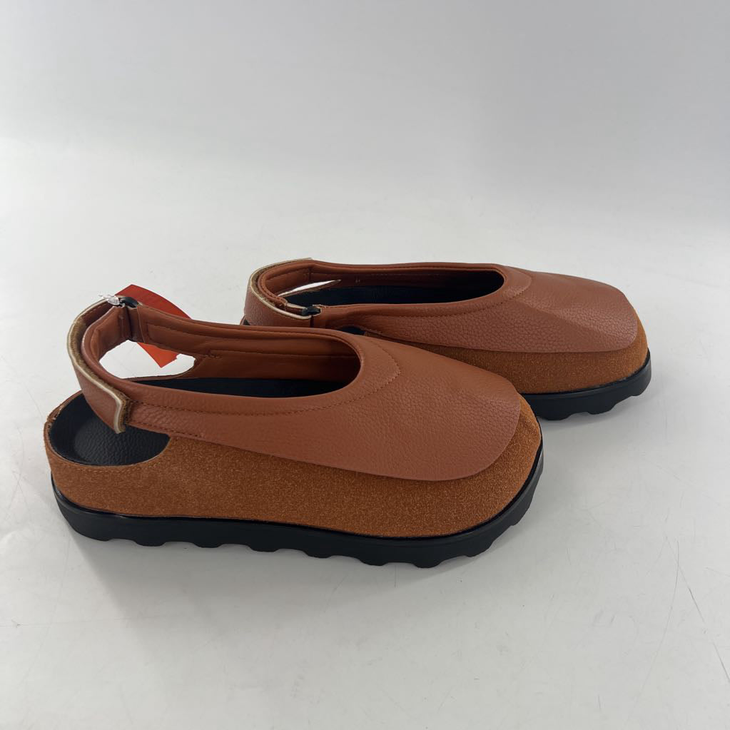 9 slingback retro platform clogs