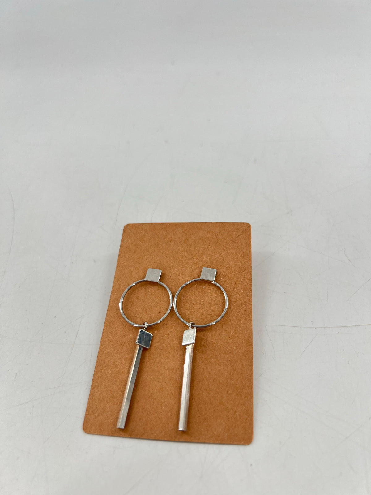 silver dangle earrings