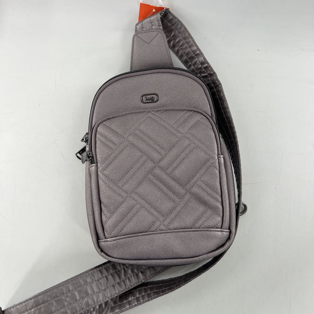 metallic quilted slingbag