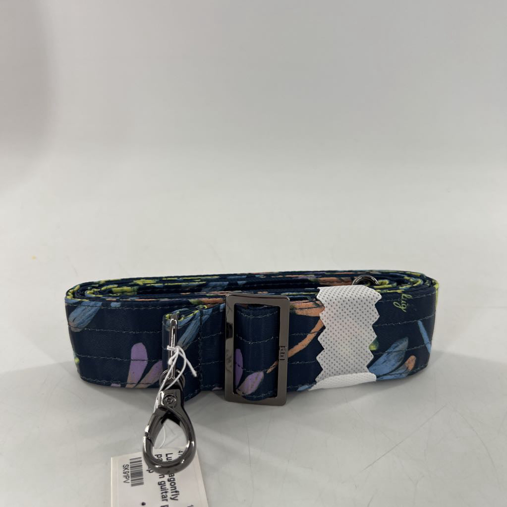 Lug dragonfly pattern guitar purse strap
