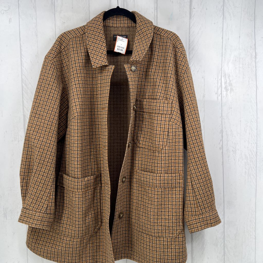 18 houndstooth shacket
