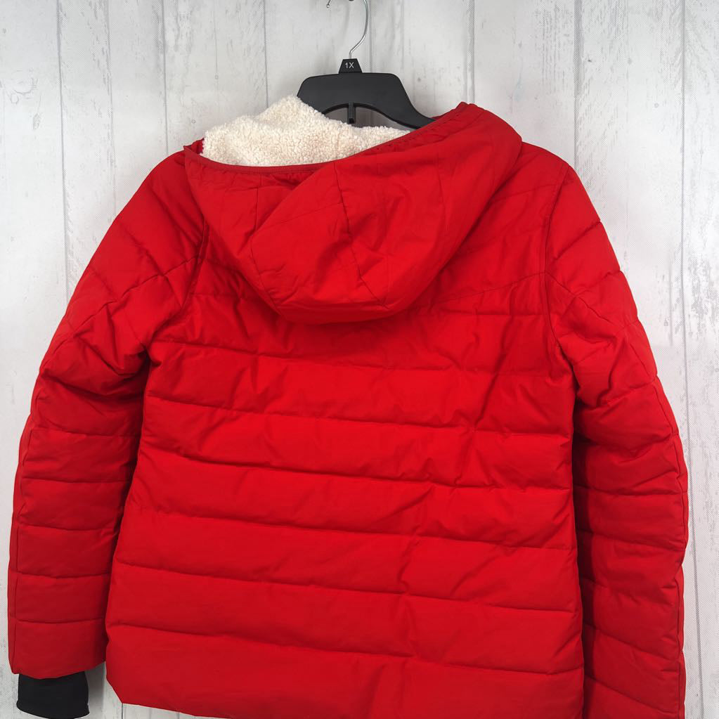 M sherpa lined puffer coat