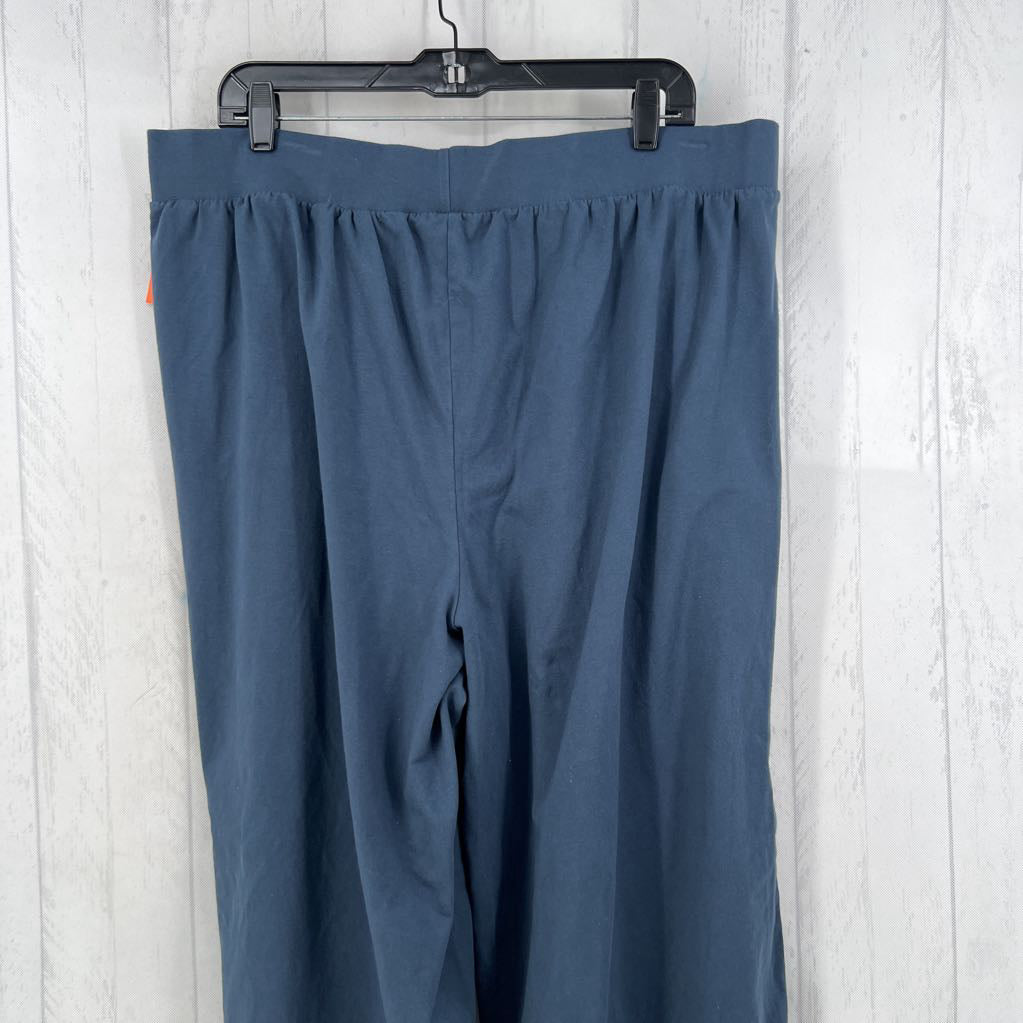 2X pull-on stretch knit pant