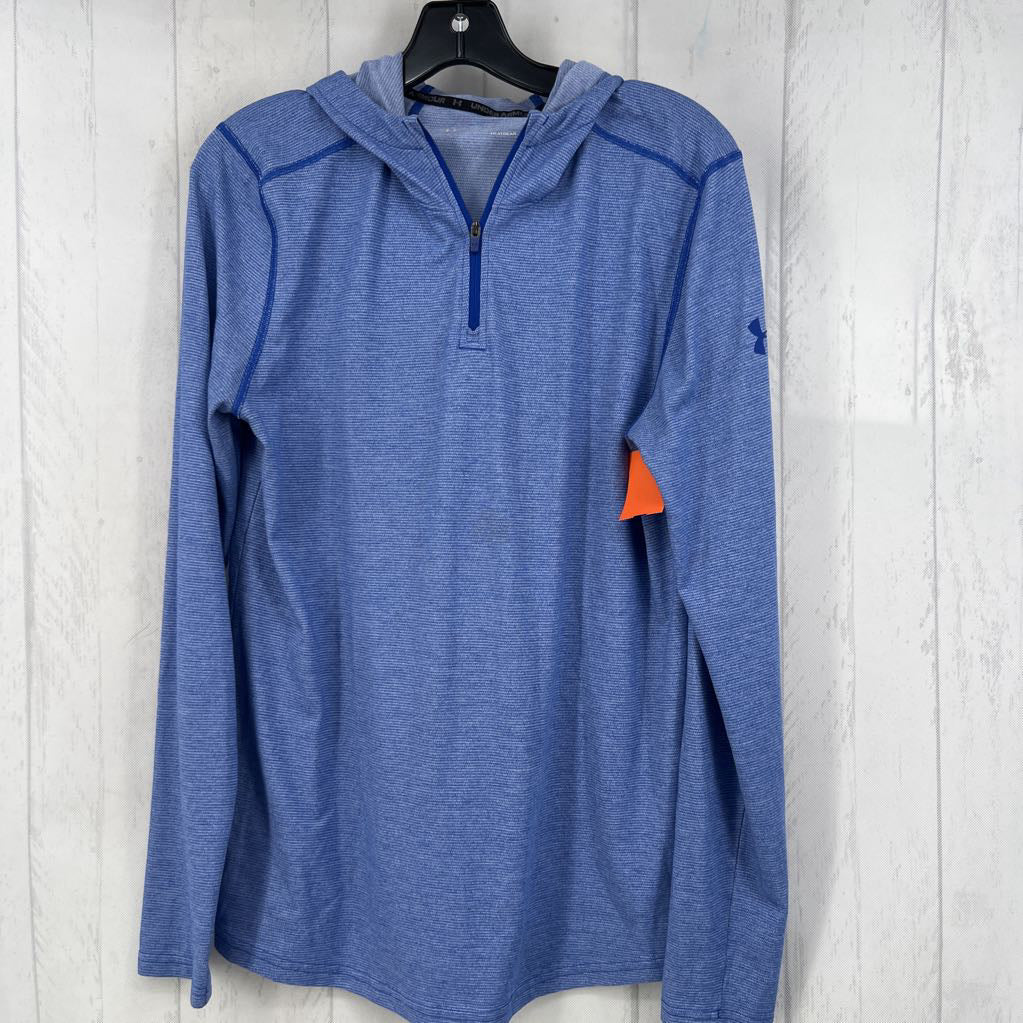 M quarter zip hooded l/s pullover