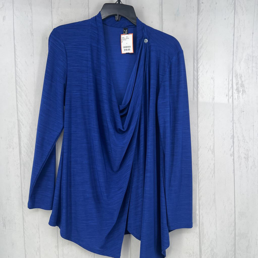 M marled crossover l/s top