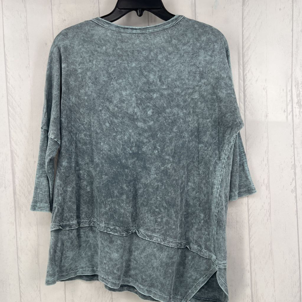 M graphic 3/4 slv tee