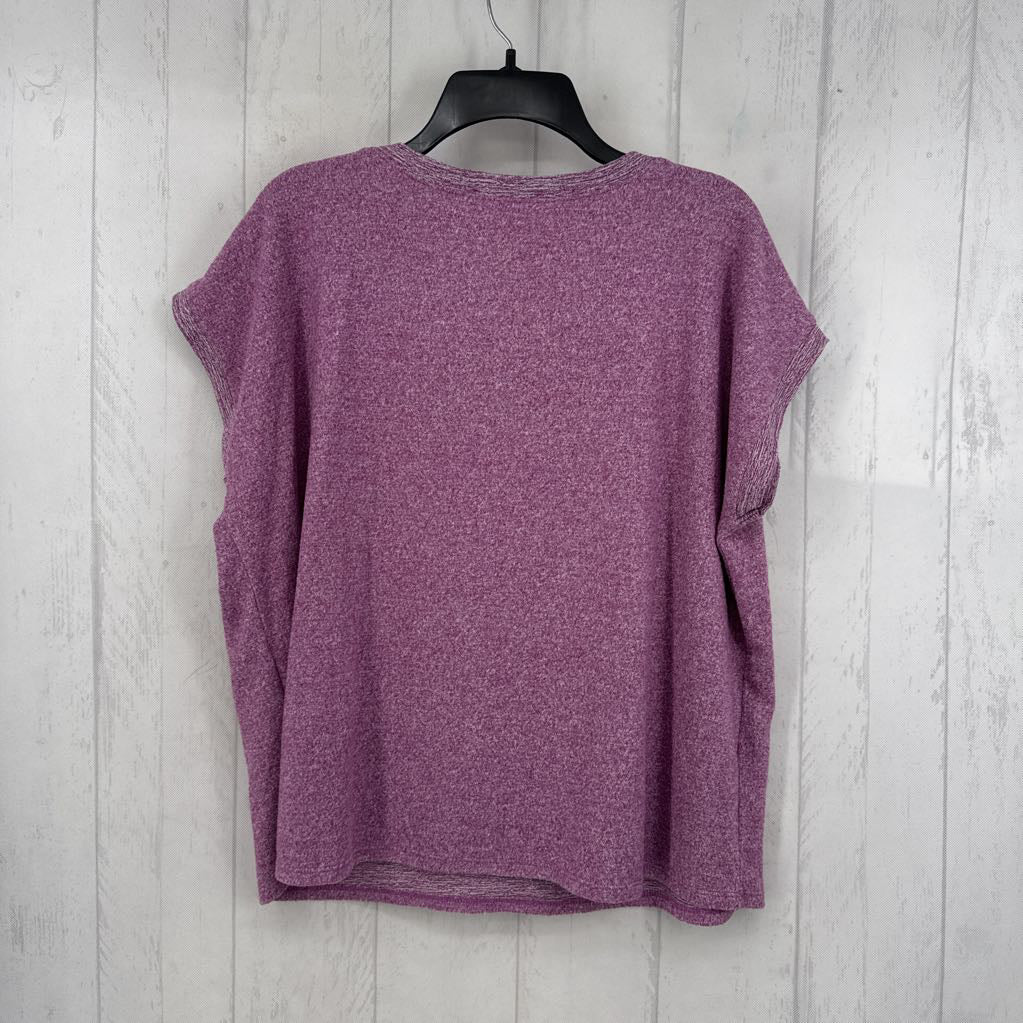 M marled s/s pocket tee