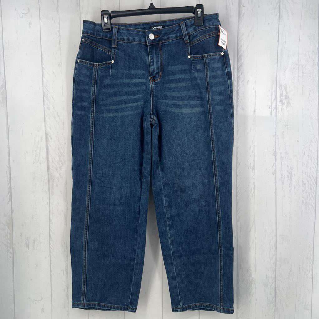 L barrel leg jean