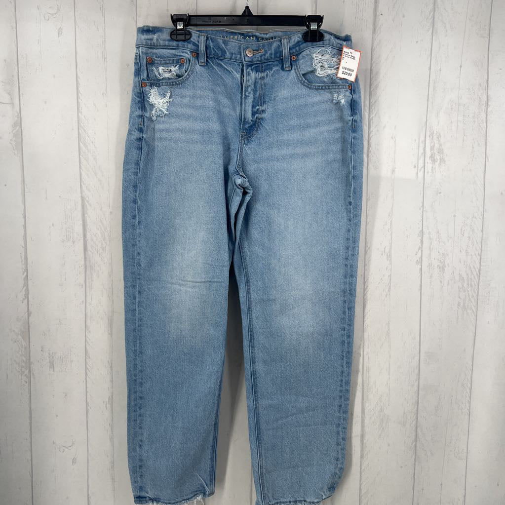 12 hi-rise straigh tleg jean