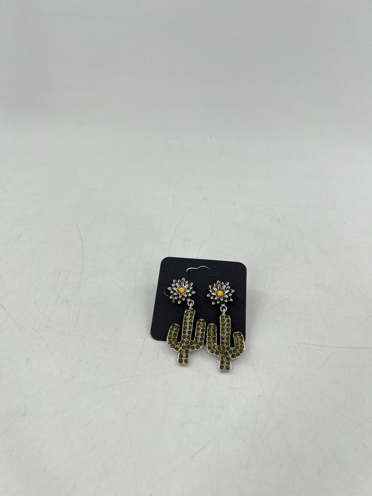 flower & cactus dangle earringsearrings
