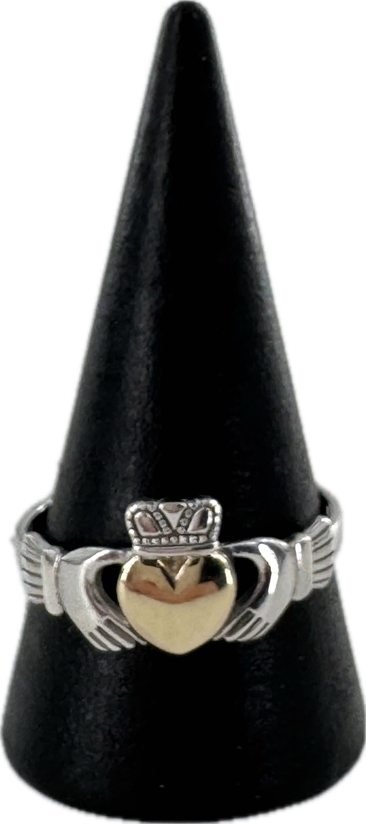sz 10 .925 claddagh ring