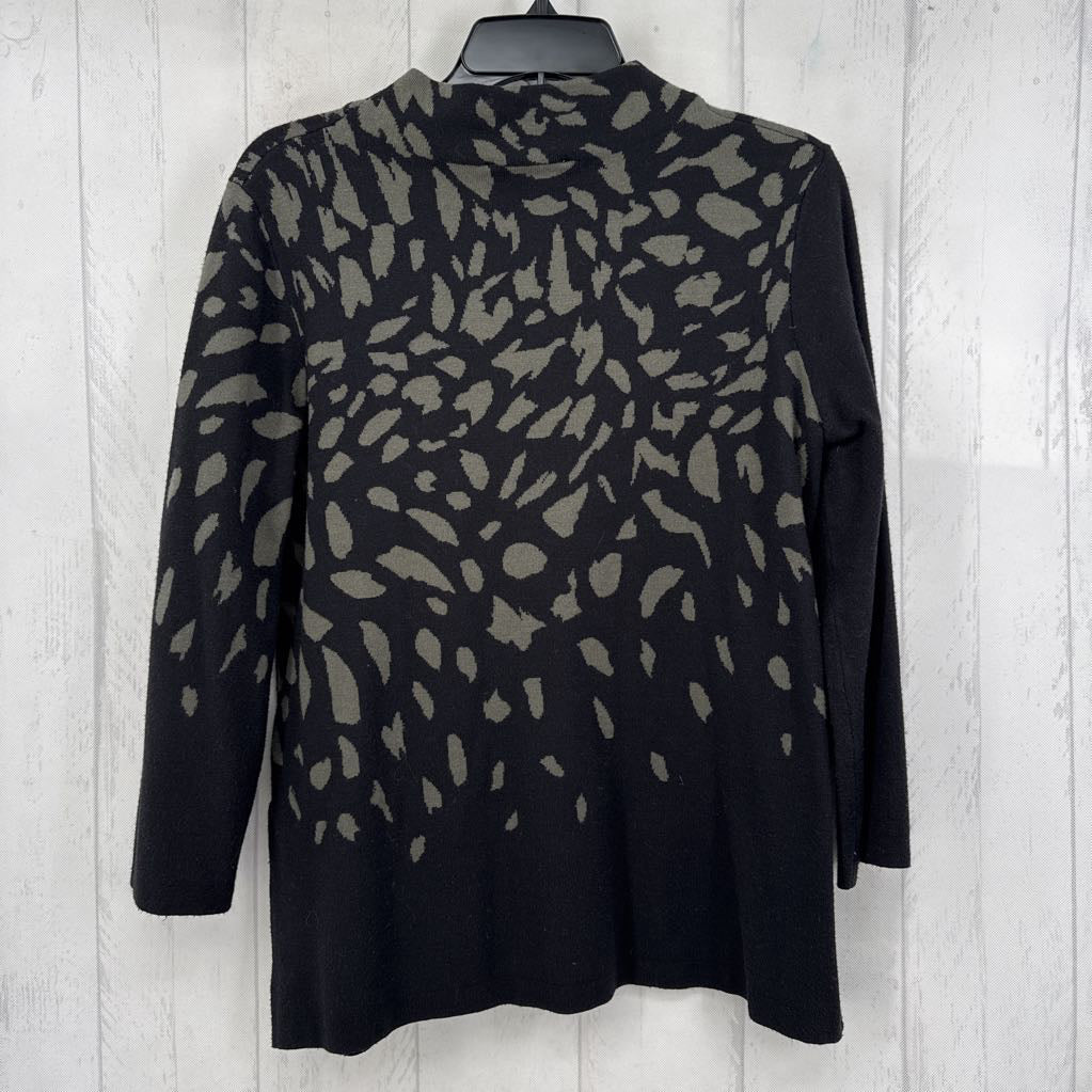 M embelished animal print sweater