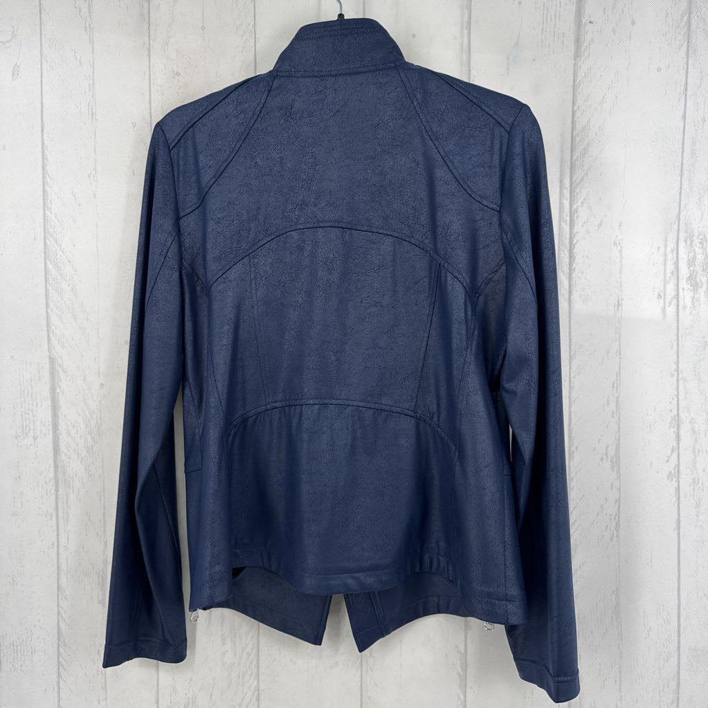 M textured moto jacket