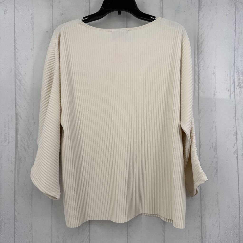 6 ribbed dolman slv top