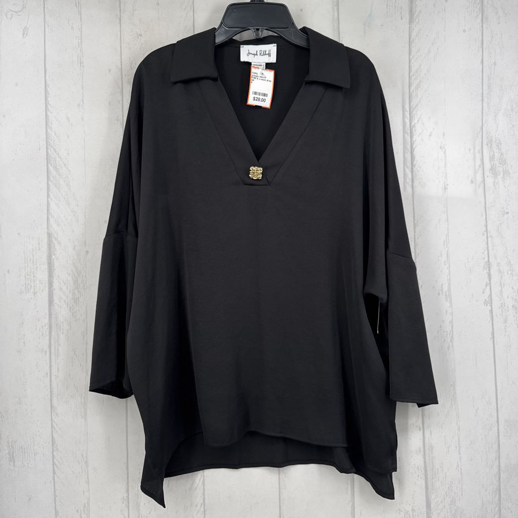 R190 6 v-neck drop shoulder top