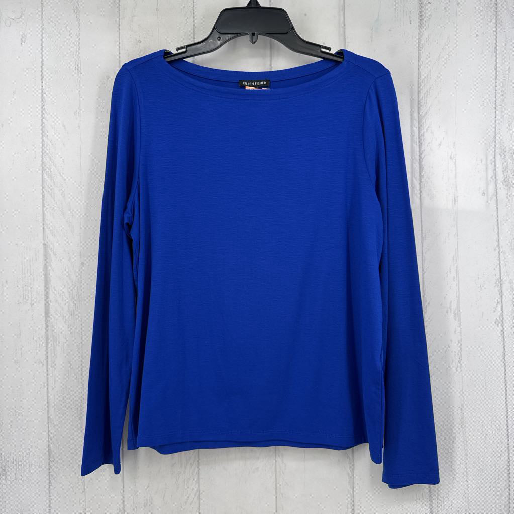 M bateau neck l/s top