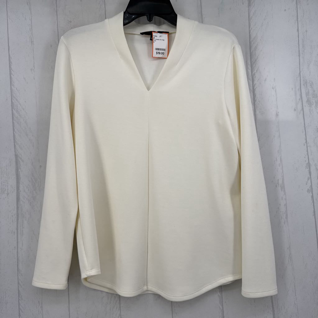 S v-neck l/s top
