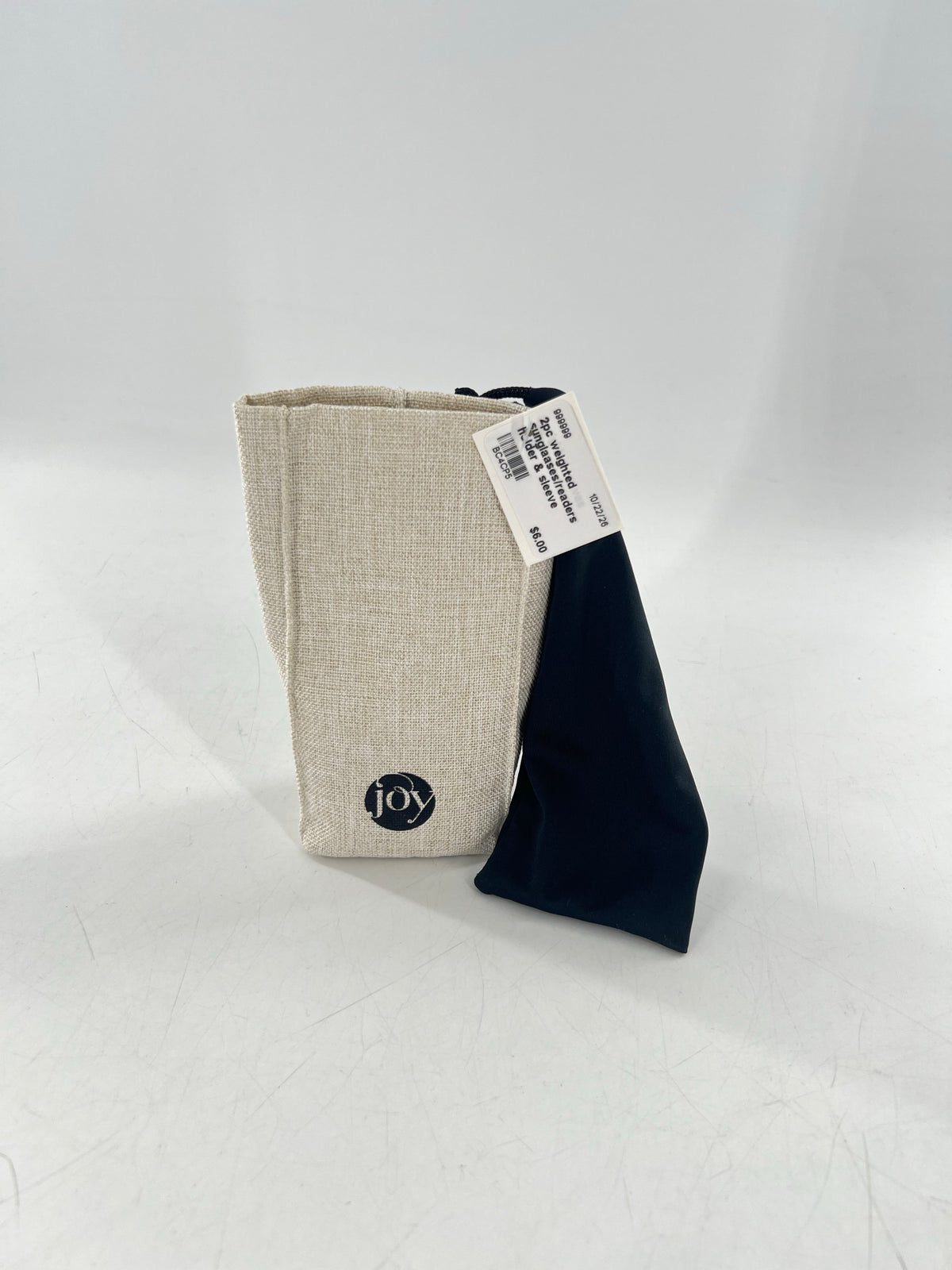 2pc weighted sunglaases/readers holder & sleeve