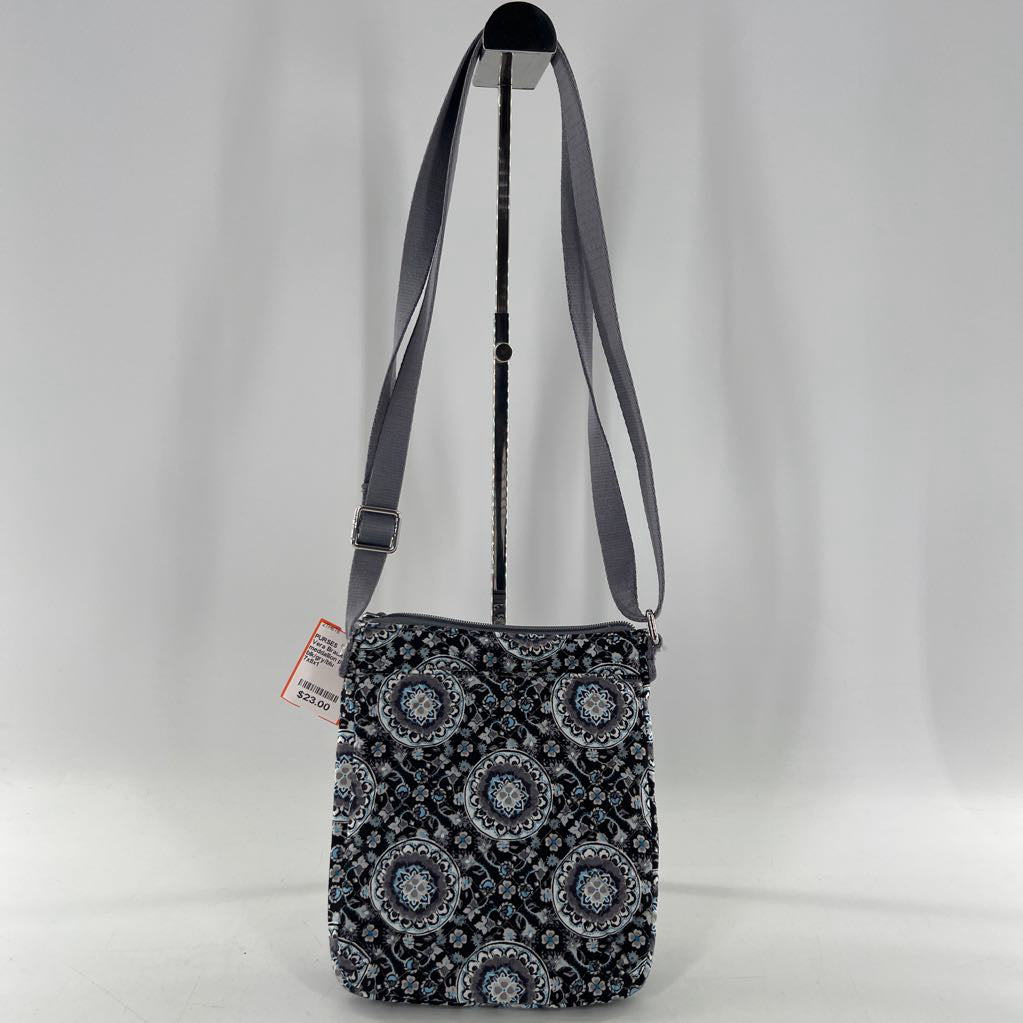meddallion print quilted crossbody