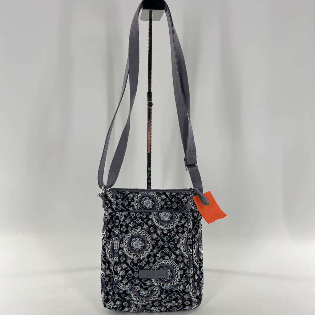 meddallion print quilted crossbody