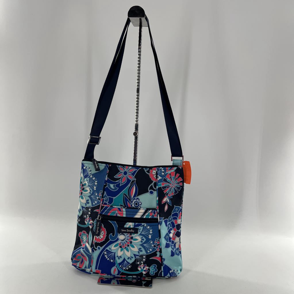 flo print canvas crossbody