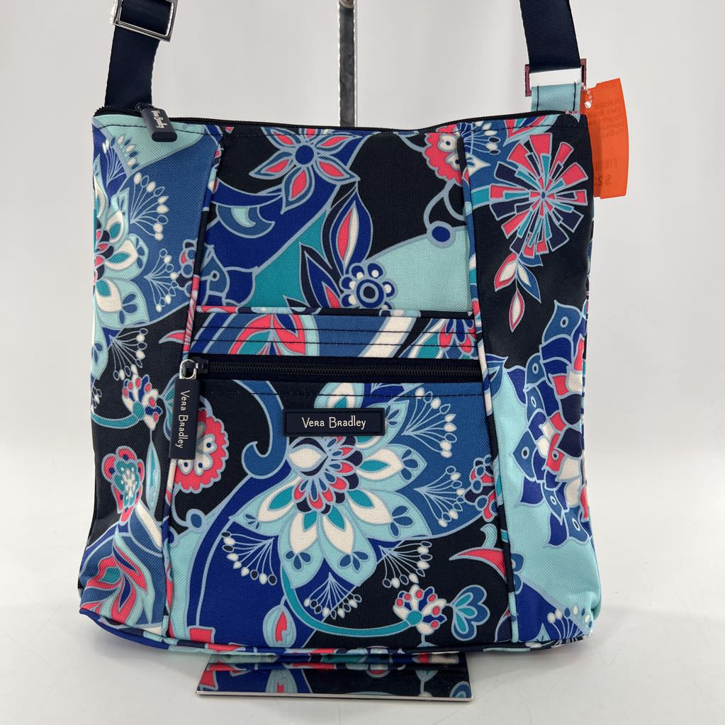 flo print canvas crossbody