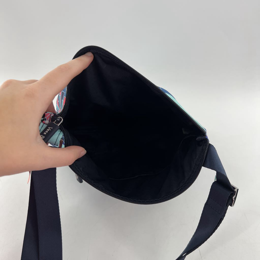 flo print canvas crossbody