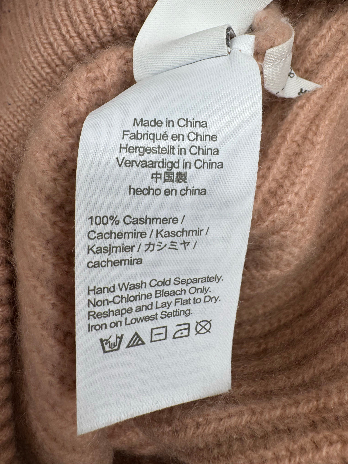 S cashmere crewneck sweater