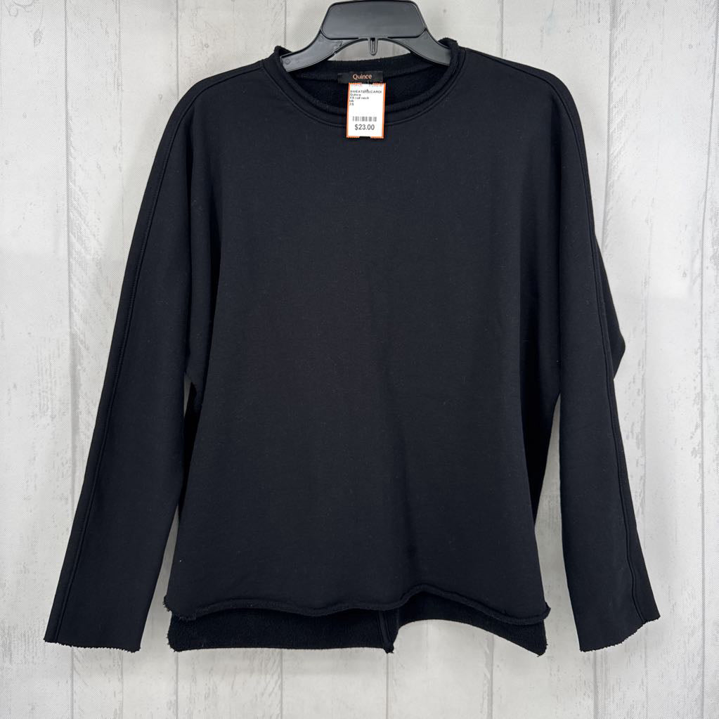 XS roll neck sweatshirt