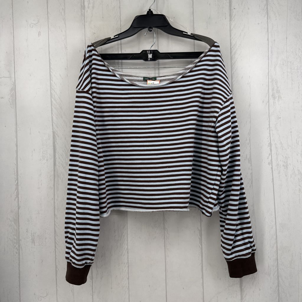 XL 2pc striped skort set