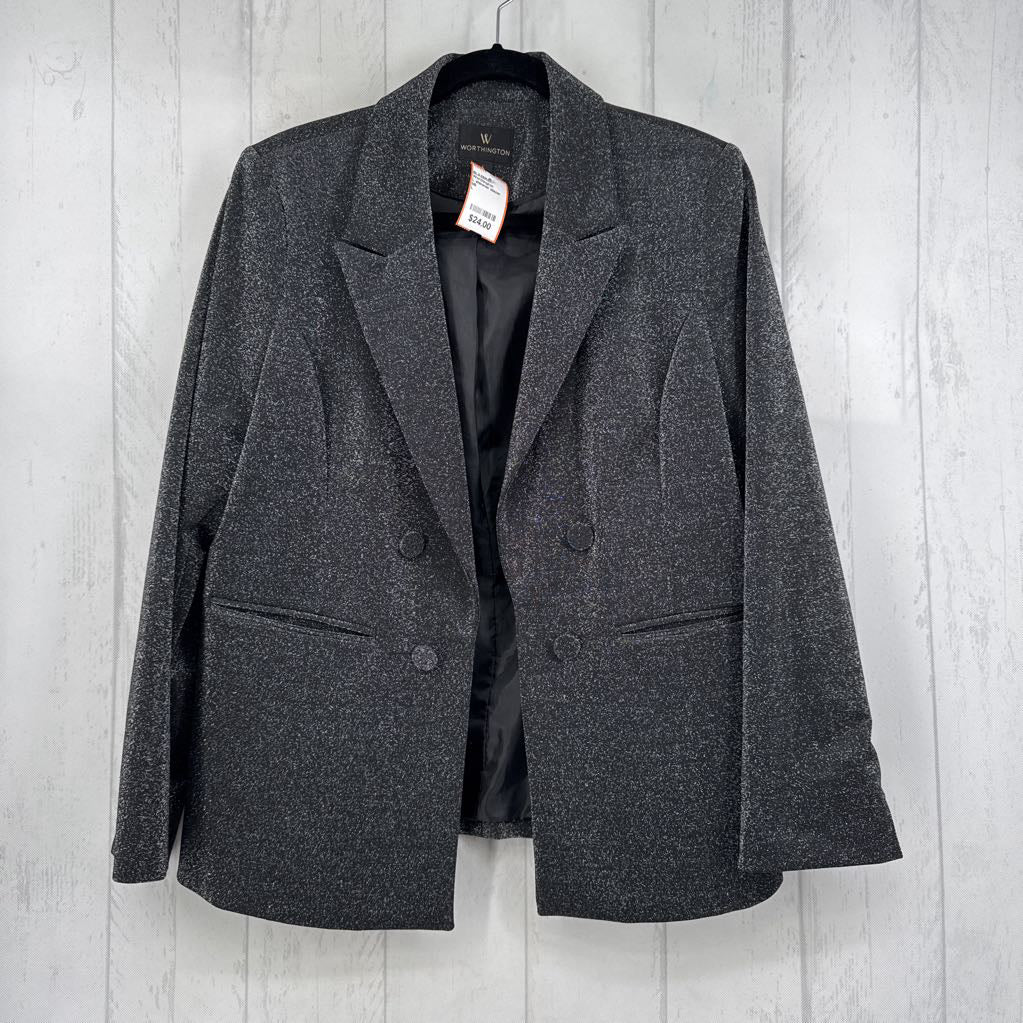L shimmer blazer