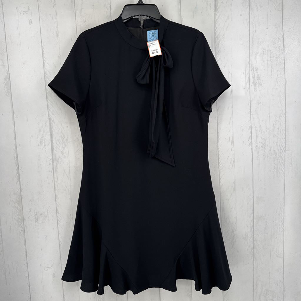 12 bow front s/s dress