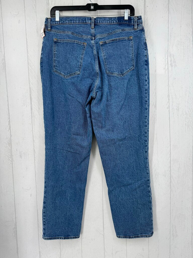 18 hi-rise straight leg jean
