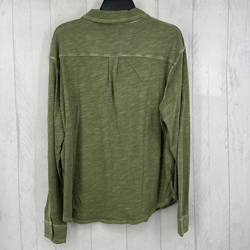 R88 L button down l/s top