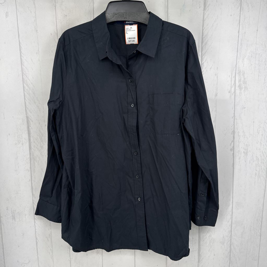 20w button down l/s top