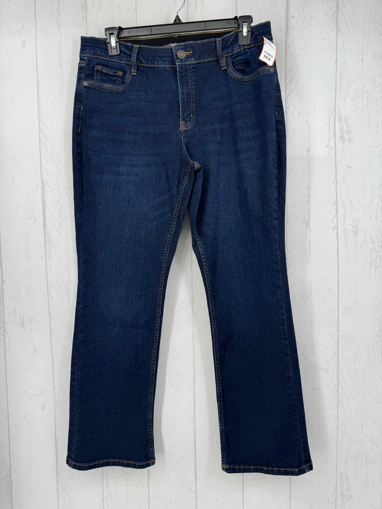16 mid-rise bootcut jean