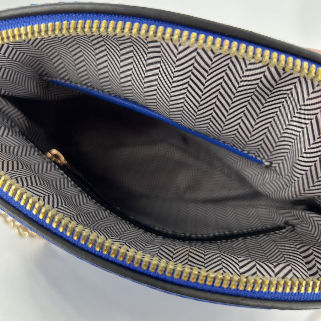 vegan leather dome crossbody