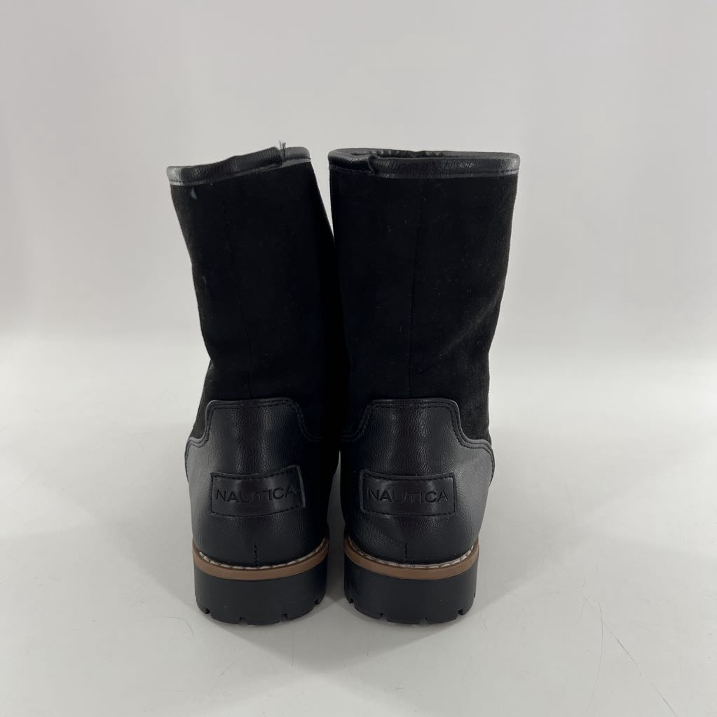 8.5 vegan leather slouchy boot
