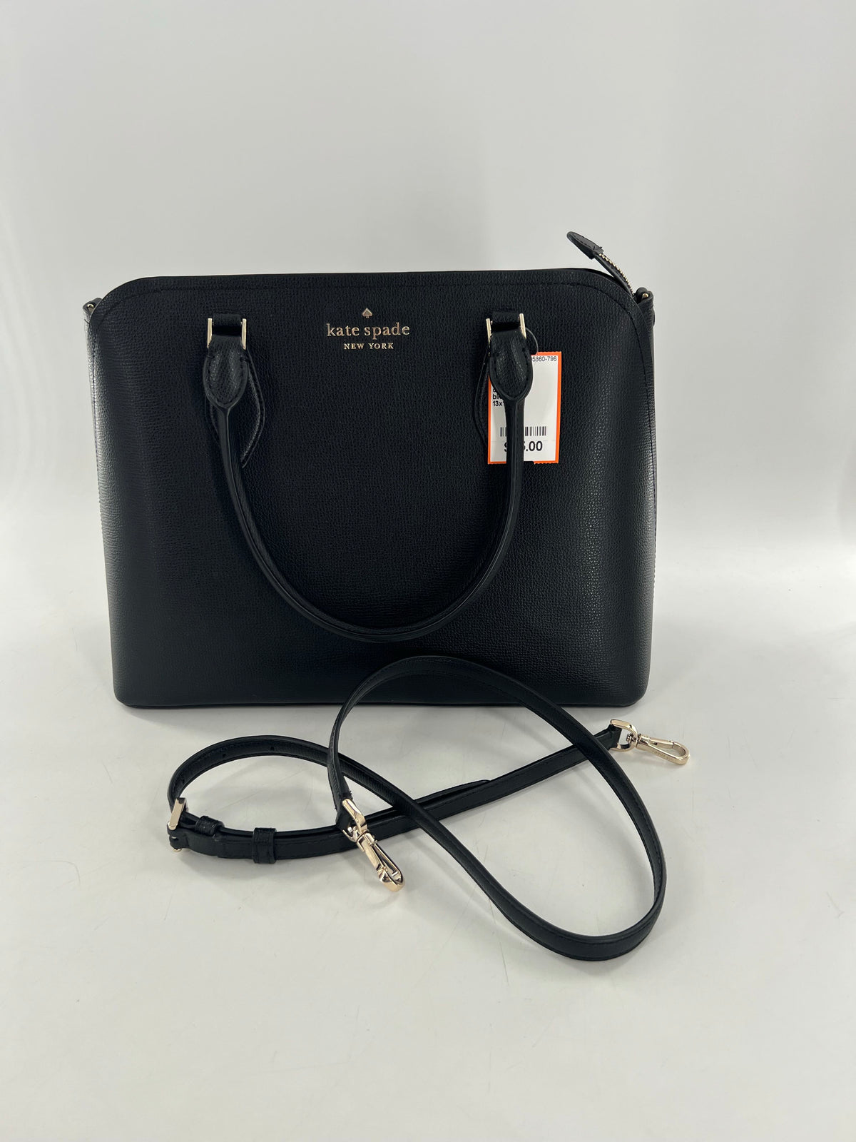 dual handle saffiano top zip satchel