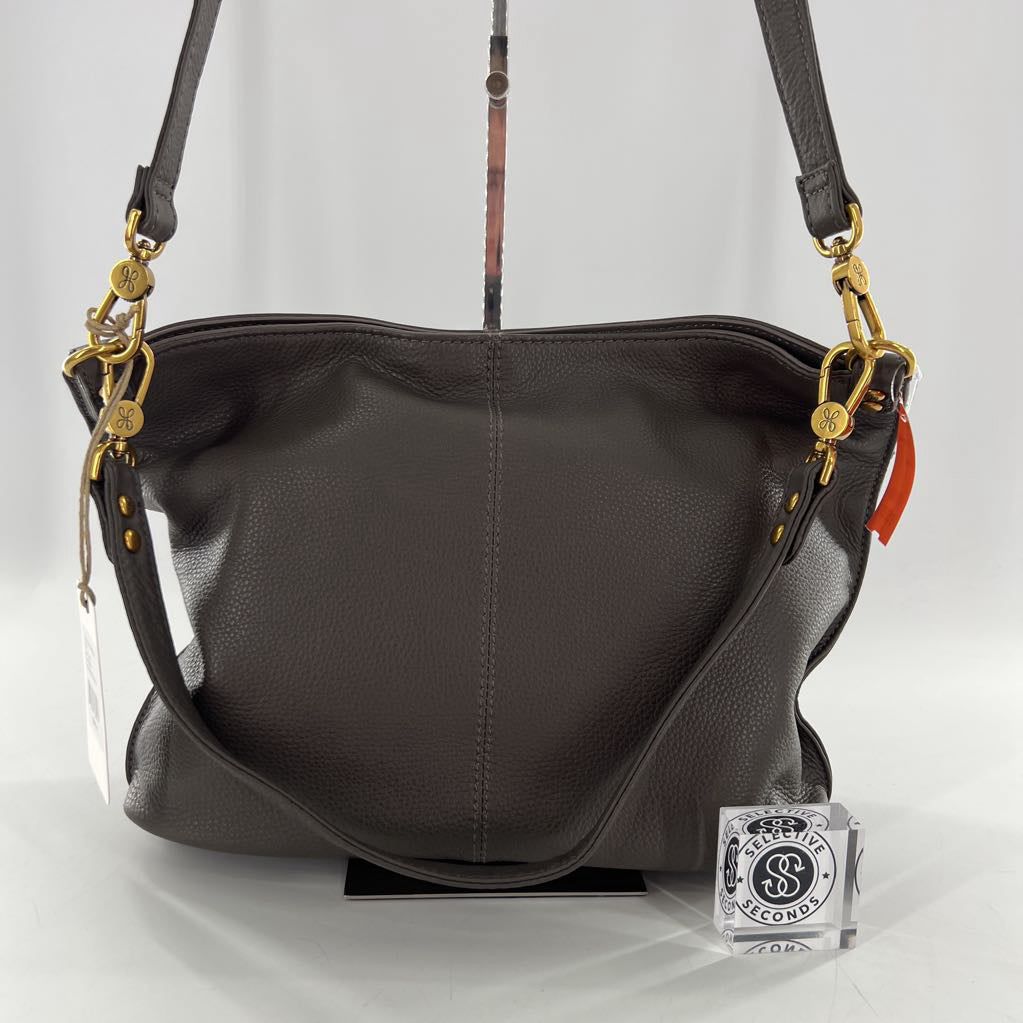 R288 pebbled hobo shoulder bag