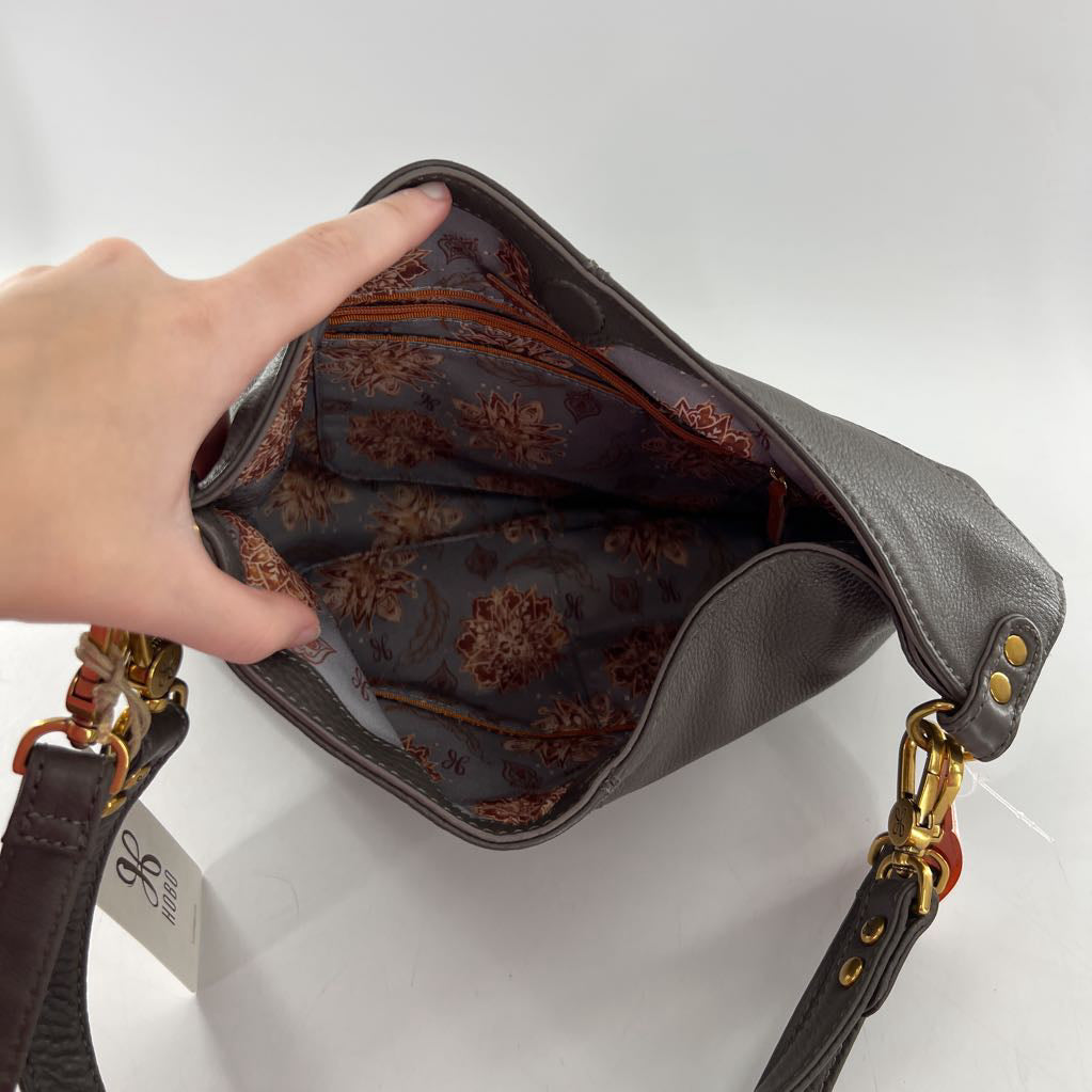 R288 pebbled hobo shoulder bag