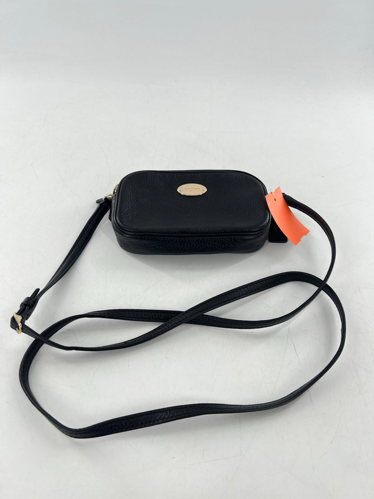 pebbled double zip crossbody pouch