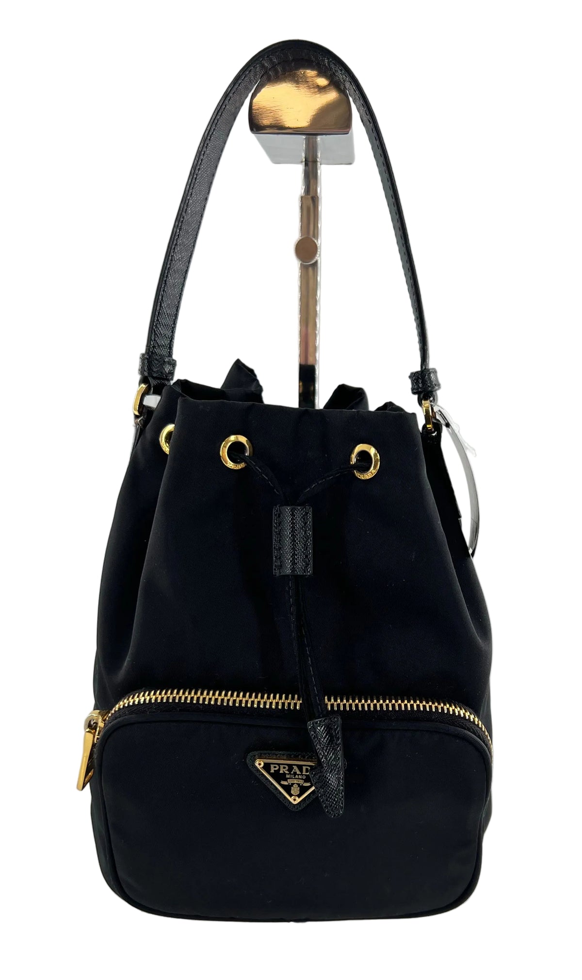 Prada Duet Re-Nylon Bucket Bag
