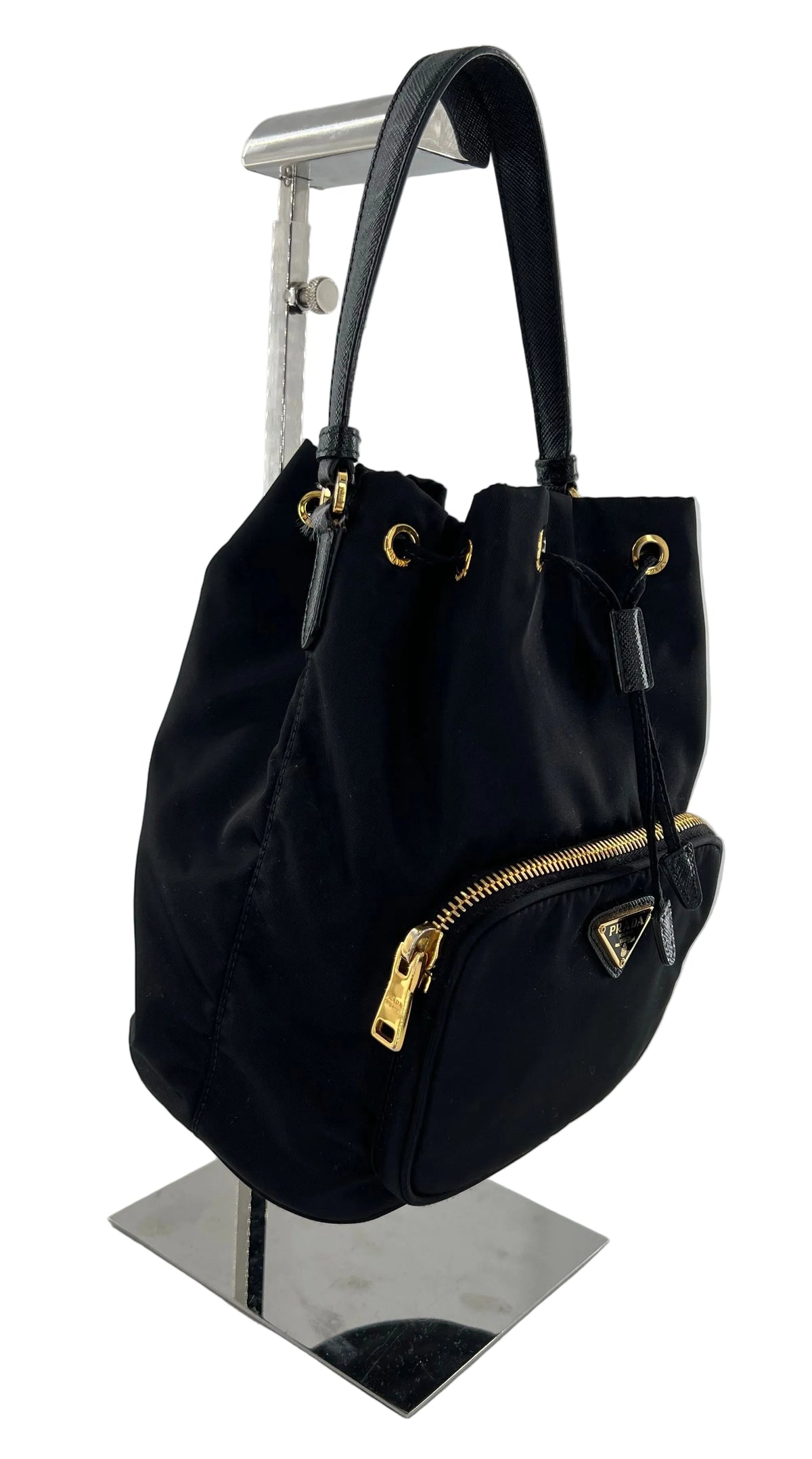 Prada Duet Re-Nylon Bucket Bag