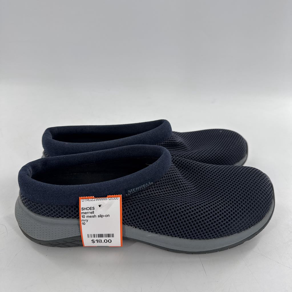 10 mesh slip-on mules